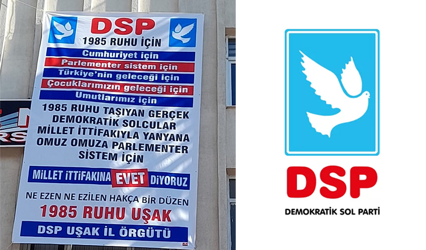 Dsp’deki Pankart Tartışması Ulusal Medyada Da Sürüyor