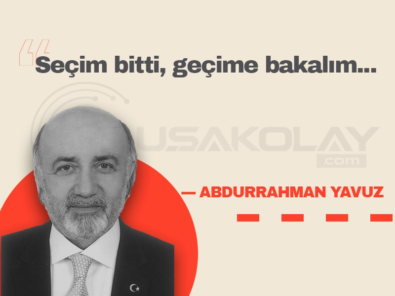Seçim Bitti Geçime Bakalım