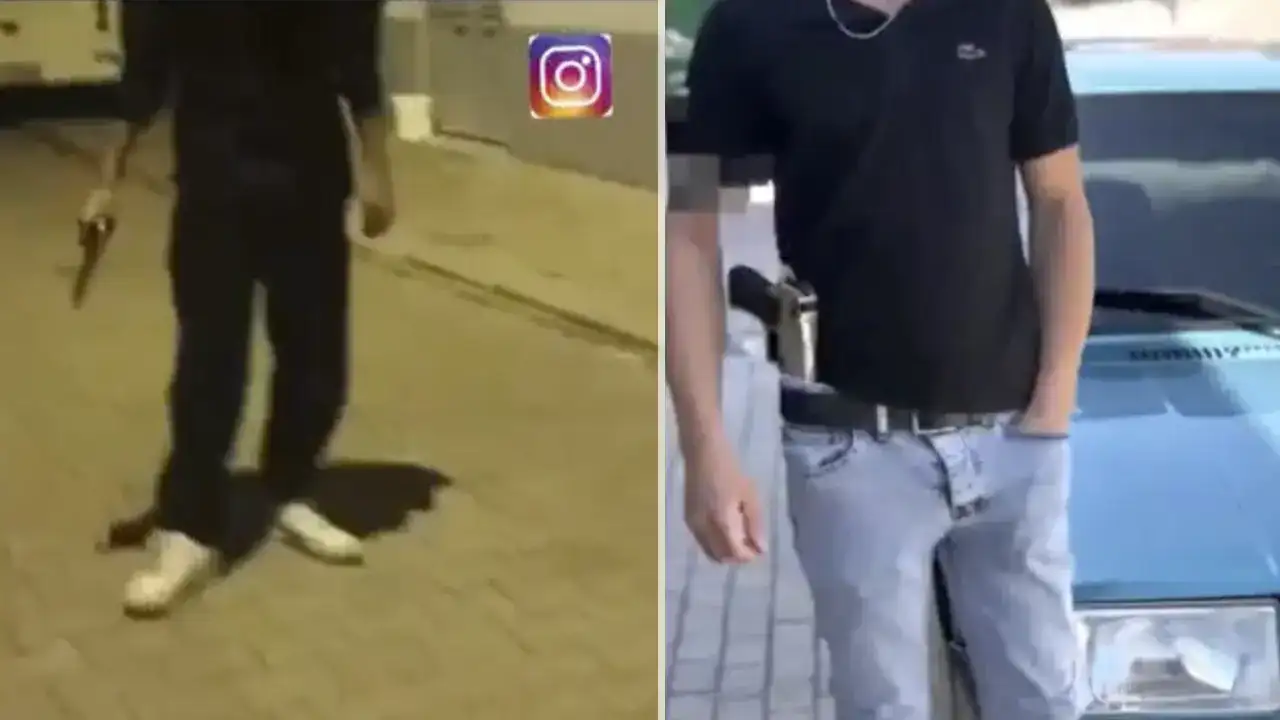Uşak’ta Sosyal Medyada Silahla Poz Verdiler, Sonu Karakolda Bitti