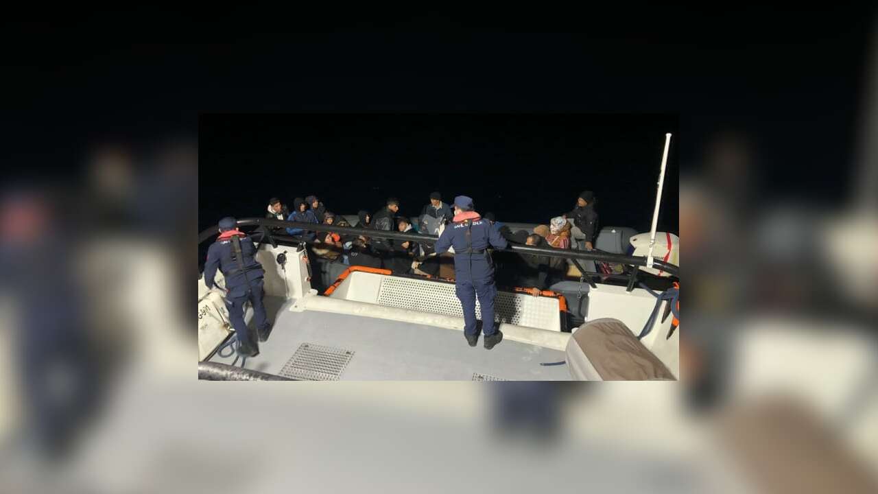 Bodrum açıklarında 31 düzensiz göçmen kurtarıldı