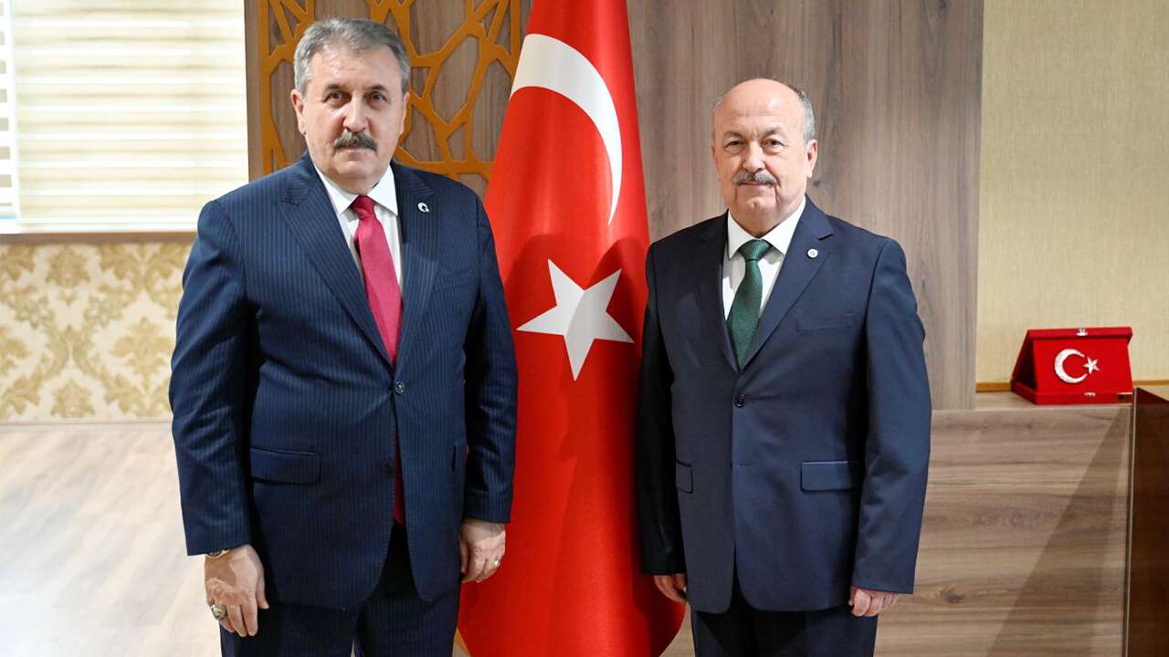 BBP Genel Başkanı Destici'den Rektör Demir'e Hayırlı Olsun Ziyareti