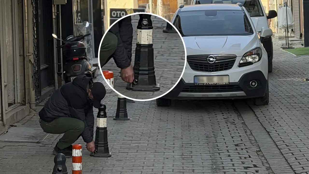 Belediye çakıyor vatandaş söküyor