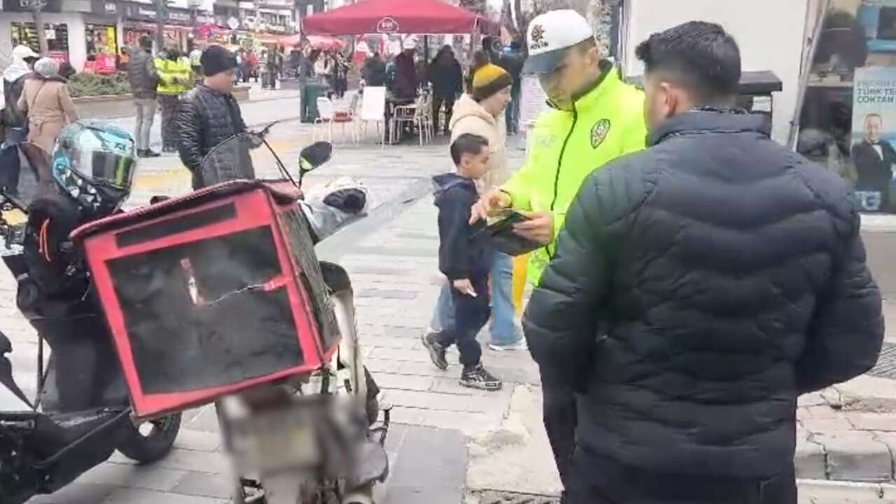 Yaya güvenliğini hiçe sayanlara cezai işlem uygulandı
