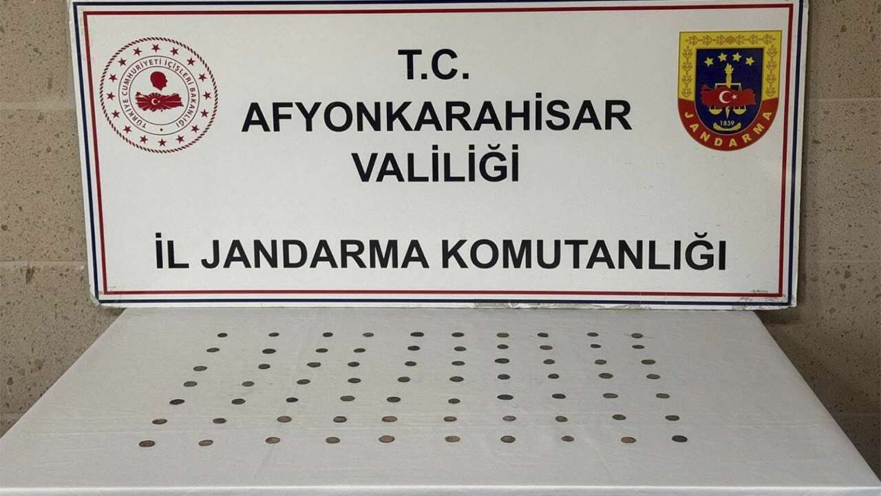 Afyonkarahisar'da tarihi eser kaçakçılığı operasyonunda 2 kişi yakalandı