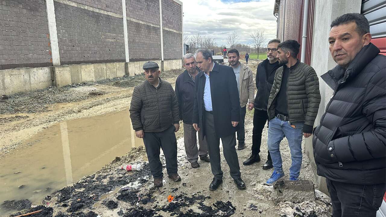 İsmail Güneş’ten Çanlı Sanayi Sitesi’ne geçmiş olsun ziyareti