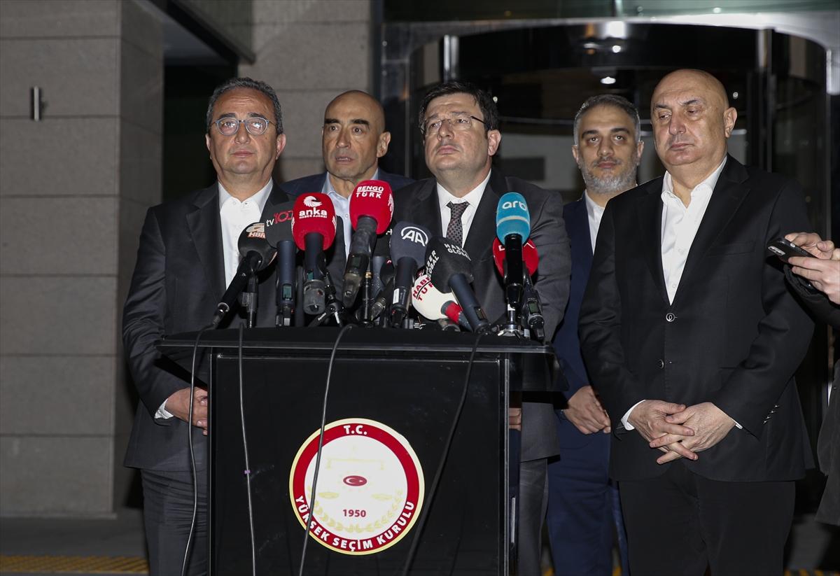 ANKARA - CHP heyeti YSK Başkanı Yener'i ziyaret etti