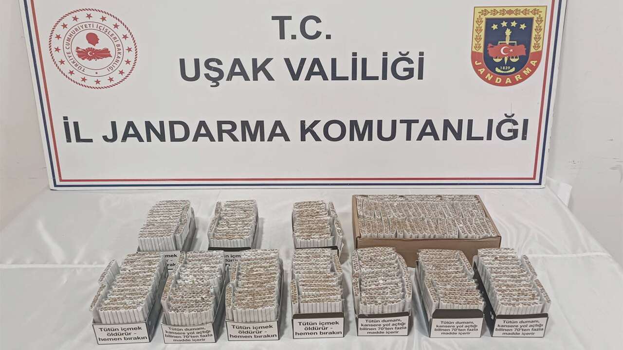 Uşak’ta Kaçak Tütün Operasyonu: 5 Bin Makaron Ele Geçirildi