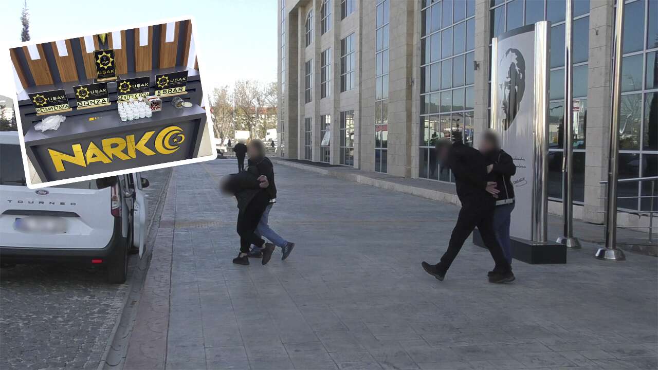 Uşak’ta Sentetik Ecza ve Bonzai Ele Geçirildi