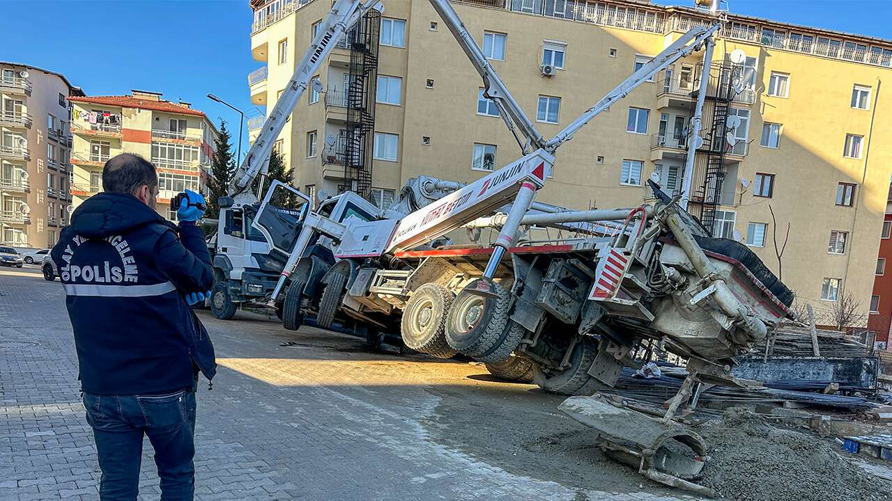 Uşak’ta işçinin hayatını kaybettiği beton pompası kazasında 3 tutuklama