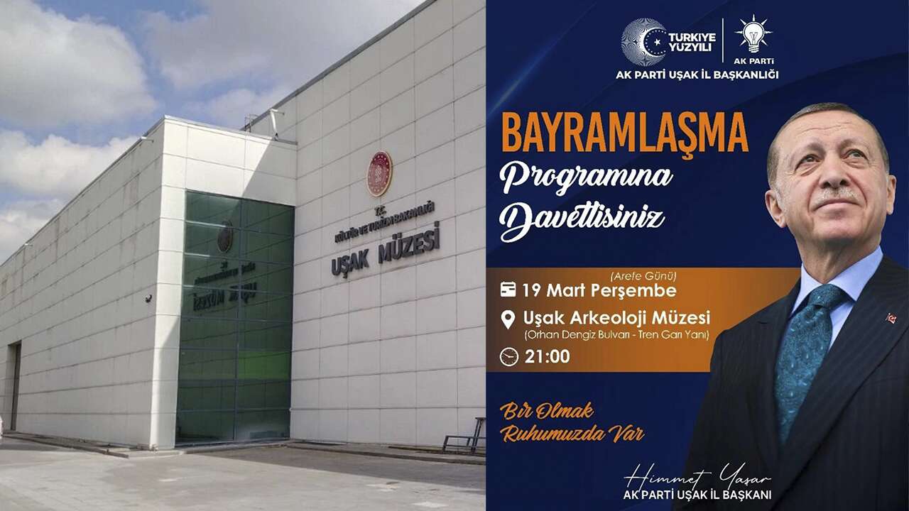 Ak Parti Bayramlaşması Uşak Müzesi’nde