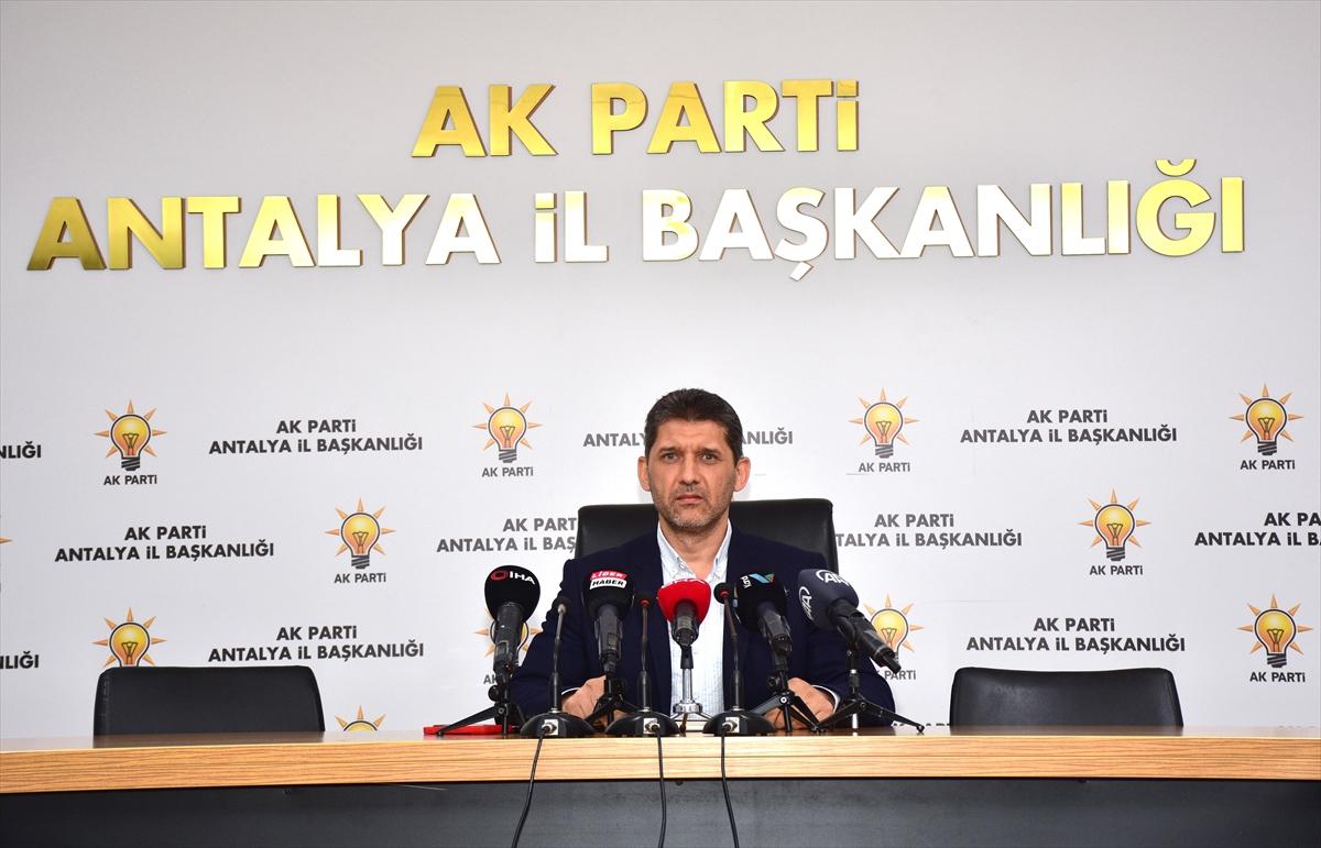 ANTALYA - AK Parti Antalya İl Başkanı Ali Çetin seçim sonuçlarını değerlendirdi