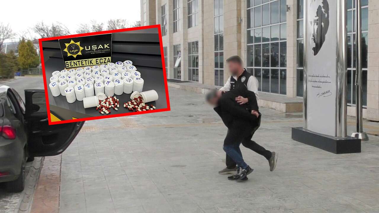 Uşak'ta uyuşturucuyla mücadele sürüyor; 1 tutuklama!