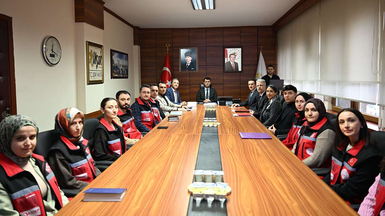 Uşak’ta sosyal destek çalışmaları değerlendirildi