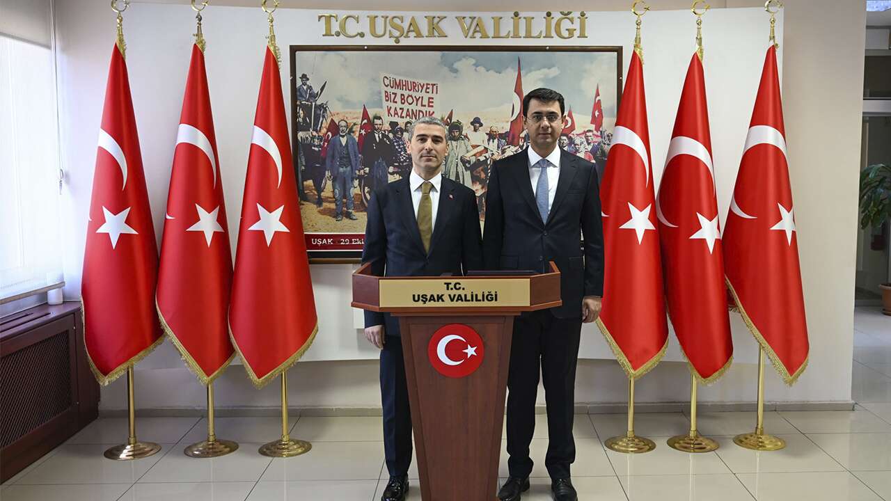 Afyon Valisi Naci Aktaş’tan Uşak Valisi Kartal’a ziyaret