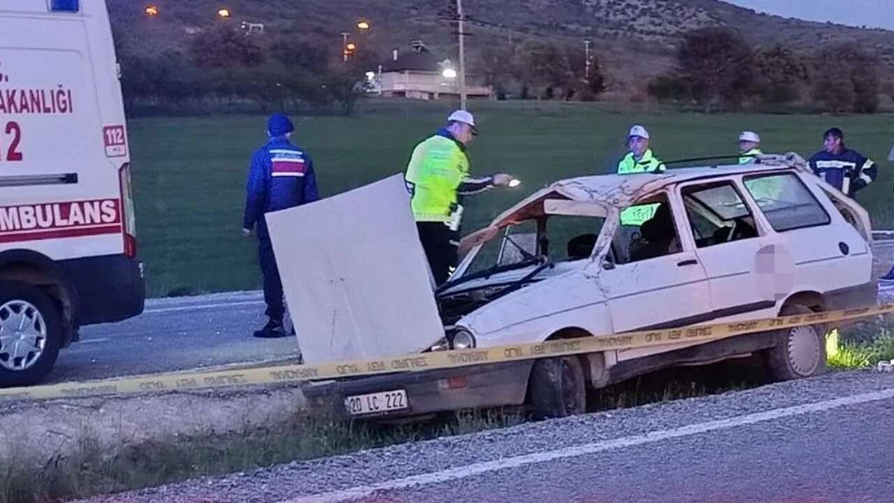 Takla atan otomobilde 1 kişi öldü, 4 kişi yaralandı