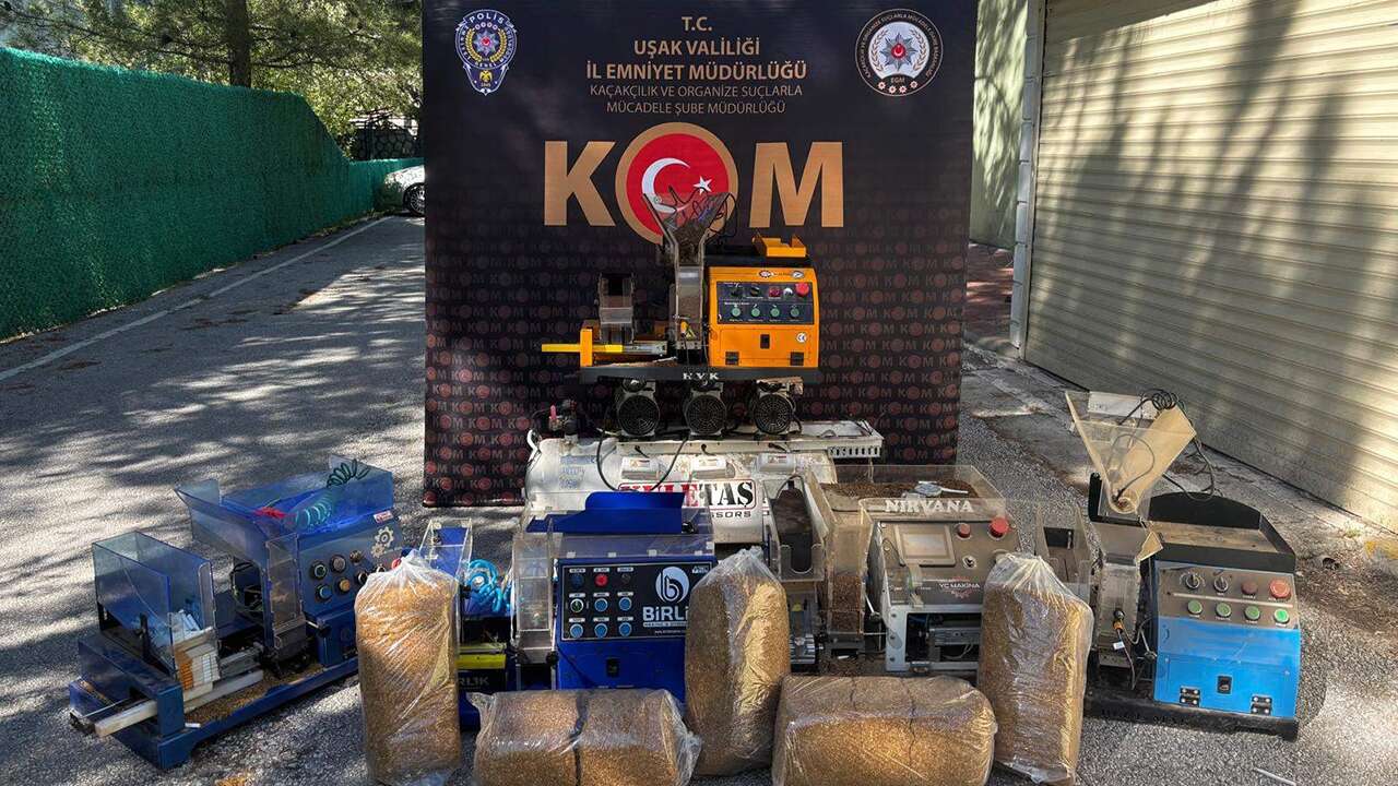 Uşak’ta 25 kilo kaçak tütün ele geçirildi