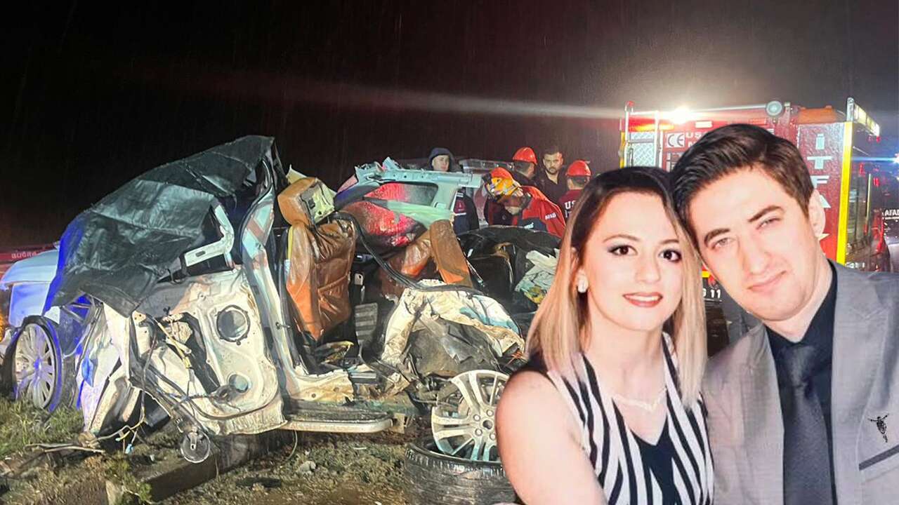 Simav'lı aile Uşak'taki kazada trafik canavarı kurbanı oldu