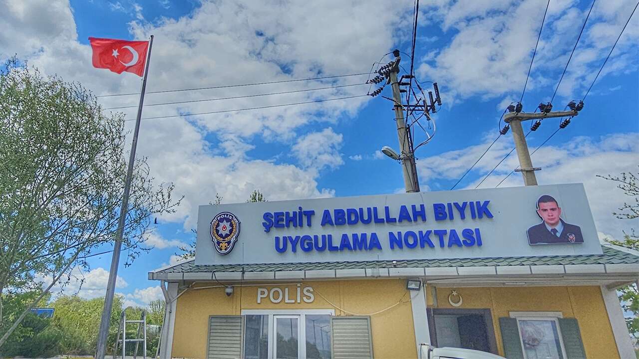 Uşak Girişindeki Şehit Abdullah Bıyık uygulama noktası yenilendi