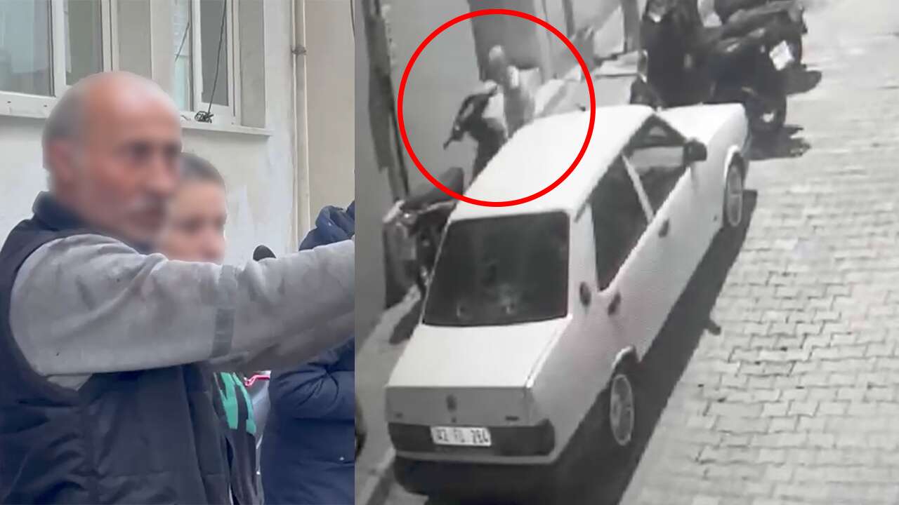 Uşak’ta teker patlatan komşu kamerada: En az 6 araç mağdur