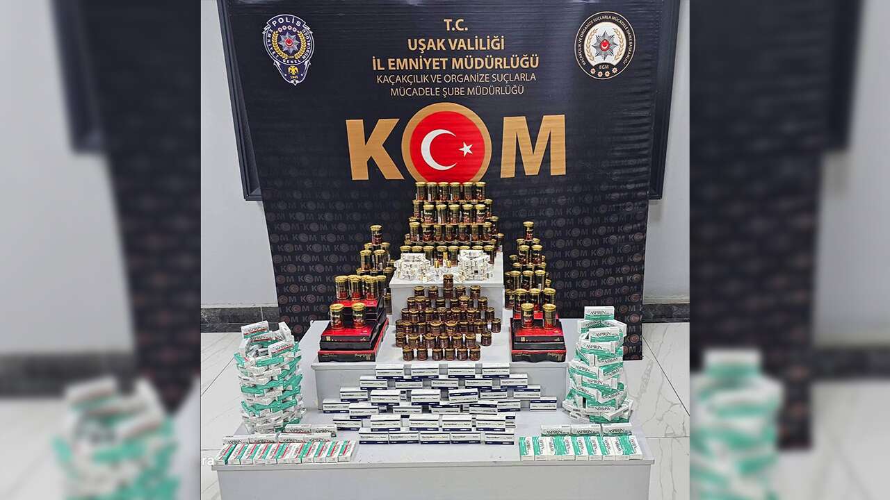 Uşak’ta Binlerce ilaç ve cinsel içerikli ürün yakalandı