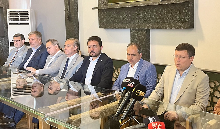 Cumhur İttifakı'nın İl Başkanları, Basın Toplantısı Düzenledi