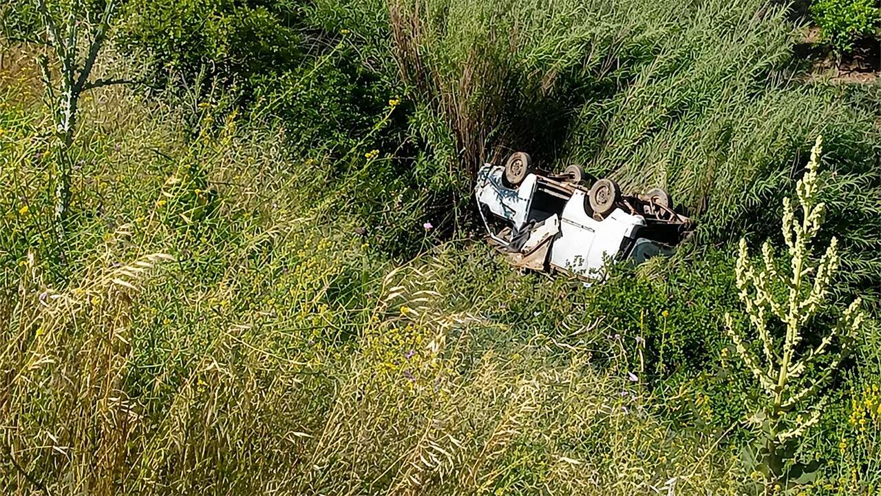 Uşak plakalı araç uçuruma yuvarlandı; Bülent Hızıloğlu hayatını kaybetti
