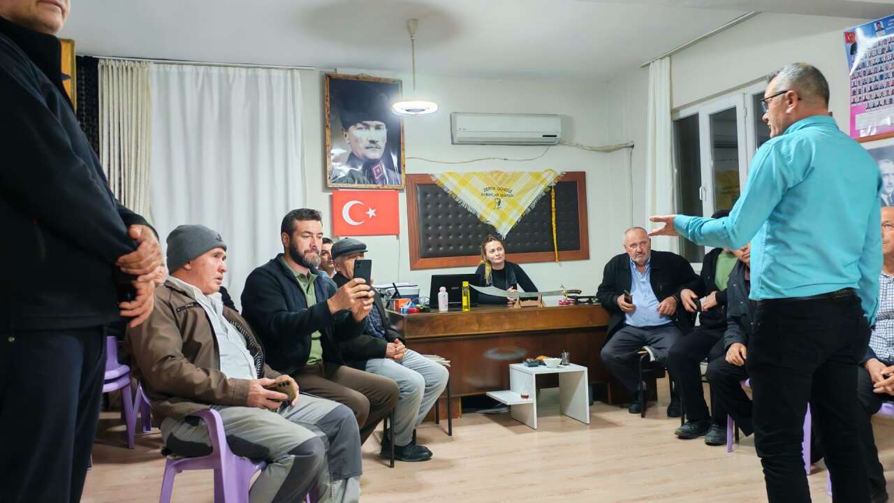 Kabaklar’da üreticilere sulama ve hibe desteği anlatıldı