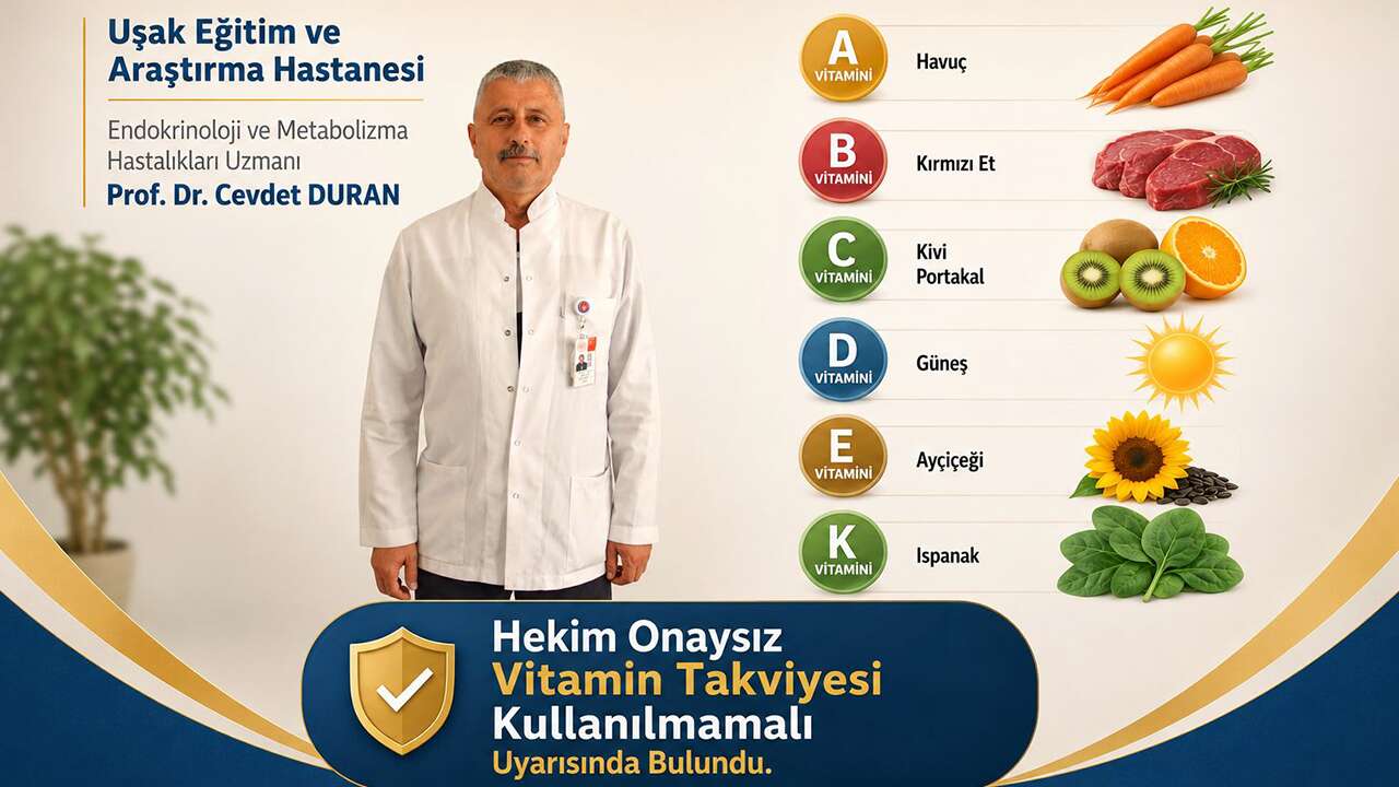 Prof. Dr. Cevdet Duran’dan Kritik Uyarı: Vitamini Bilinçsiz Kullanmayın