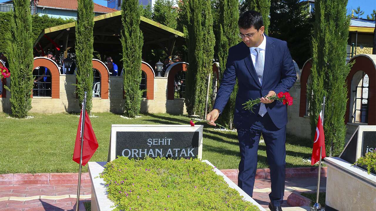 Uşak'ta 15 Temmuz şehitleri anıldı
