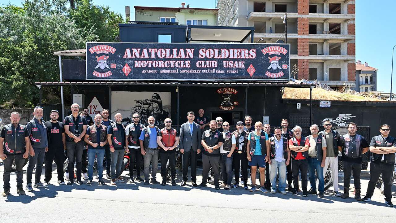 Vali Serdar Kartal’dan Anatolian Soldiers Motosiklet Kulübü’ne ziyaret