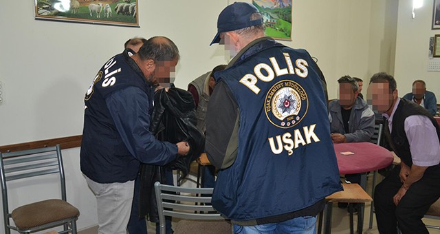 Aranan 87 Şahıs Uşak'ta Yakalandı