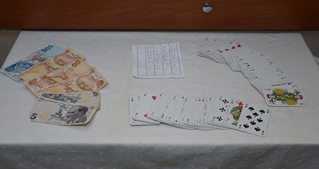 Uşak'ta Kumar Oynayanlar Sobelendi