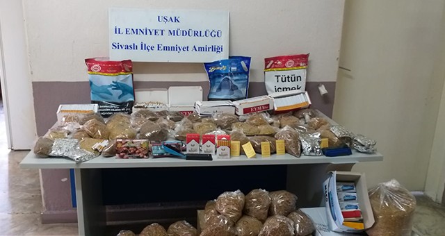Sivas'lıda Kaçak Tütün Ele Geçirildi