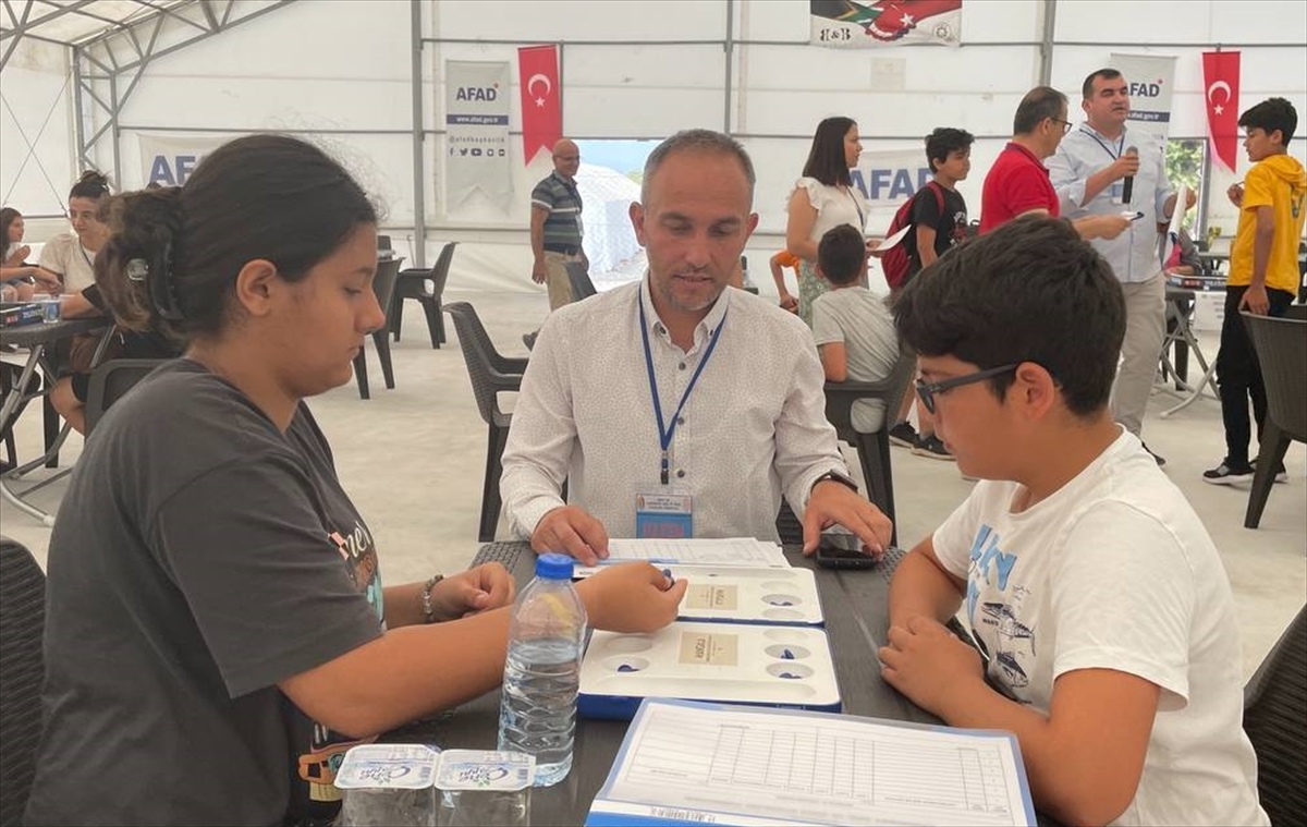 HATAY - Çadır kentte Akıl ve Zeka Oyunları Turnuvası yapıldı