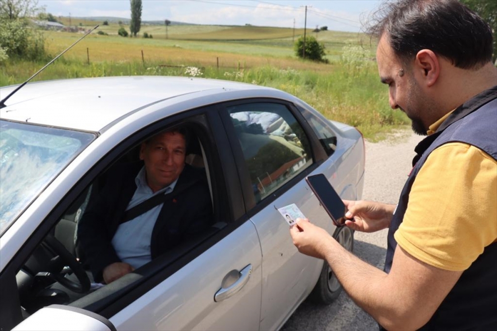 Hocalar'da jandarma ve polisten ortak denetim