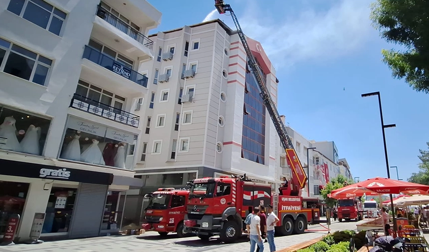 Pancar İş Merkezinde Yangın Çıktı