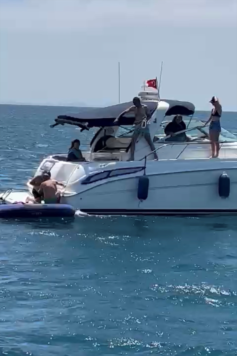 EDİRNE - Deniz yatağında uyuyunca açığa sürüklenen kişi kurtarıldı
