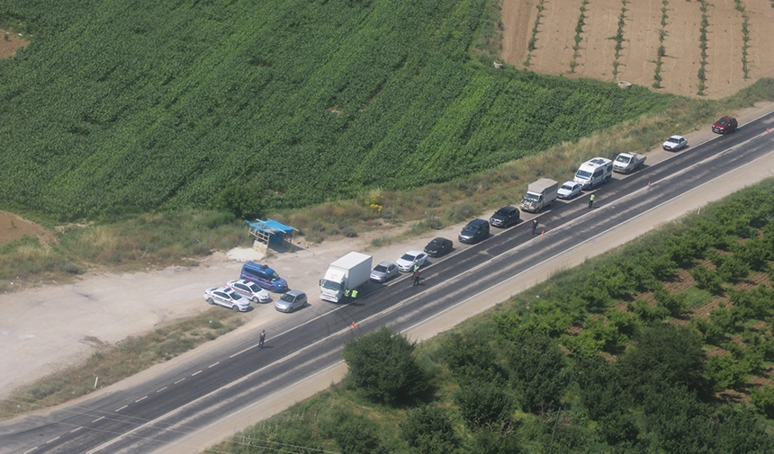 Tatil Bölgelerine Erişim Sağlayan Yollar Havadan Denetlendi