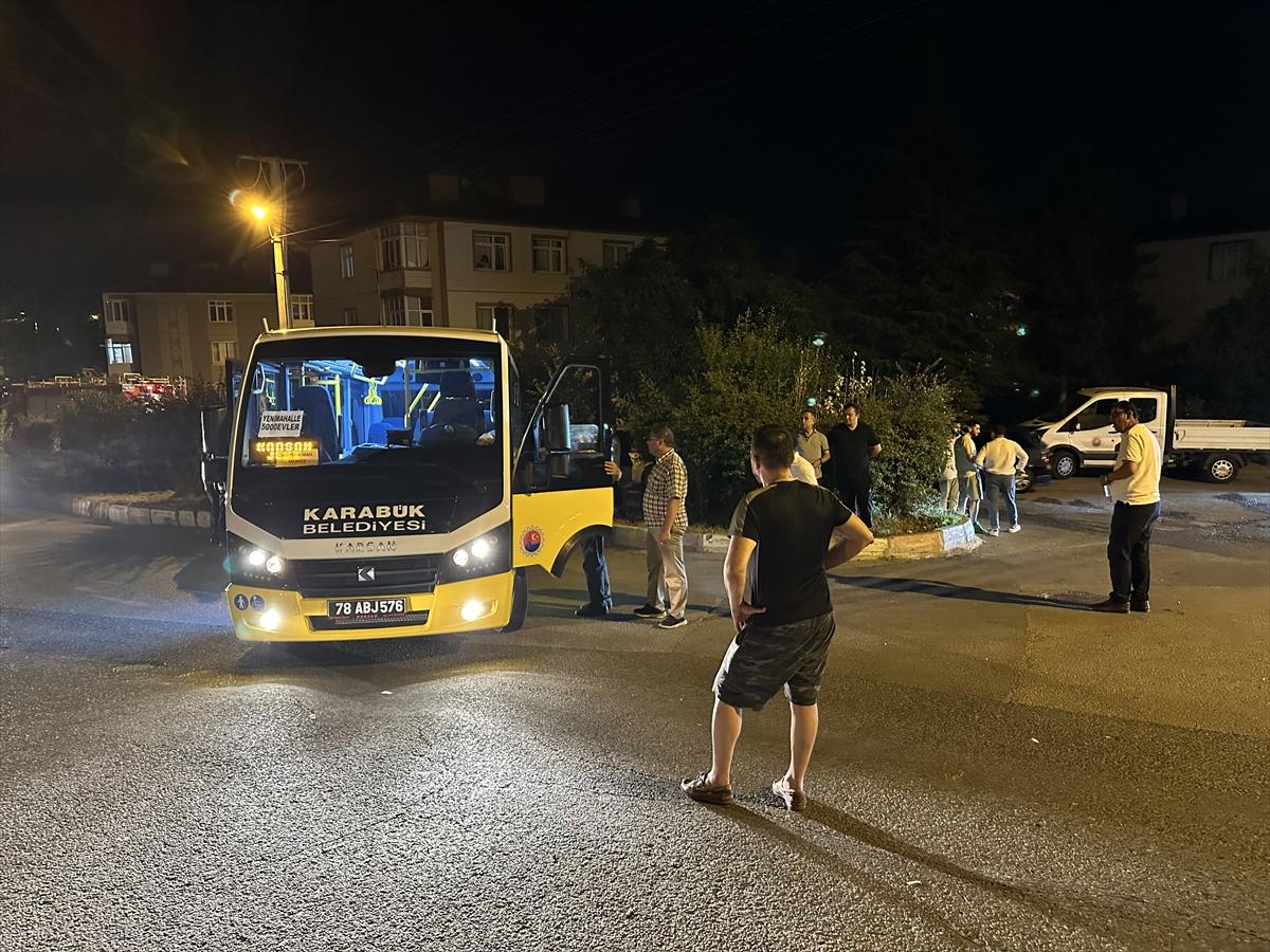 KARABÜK - Minibüsün çarptığı yaya öldü