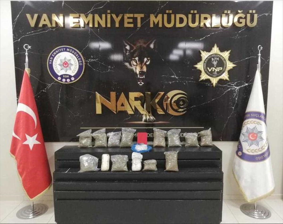 Van'da geçen ay 451 kilo 766 gram uyuşturucu ele geçirildi