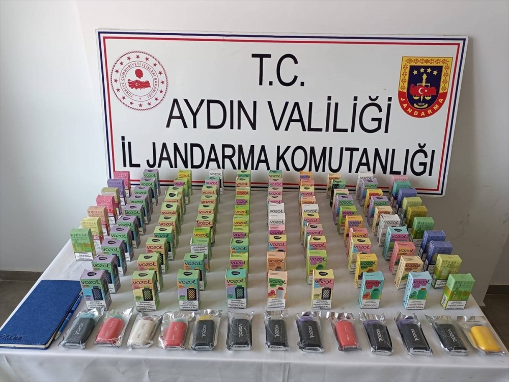 Aydın'da 110 kaçak elektronik sigara ele geçirildi