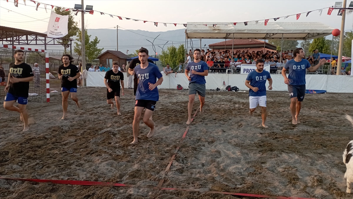 MUĞLA - Üniversiteler Yaşar Sevim Plaj Hentbolu Türkiye Şampiyonası, Muğla'da başladı