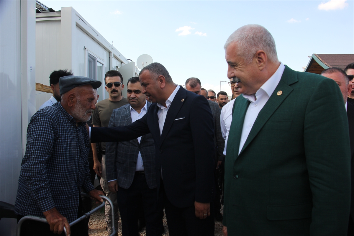 KİLİS - MHP heyeti depremden etkilenen Kilis’te incelemelerde bulundu