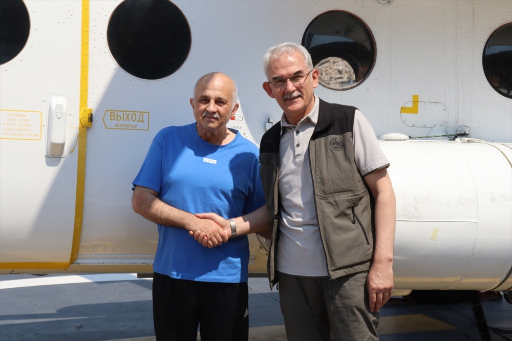 Helikopter kazasında yaralanan Rus pilotu 10 ay sonra taburcu oldu