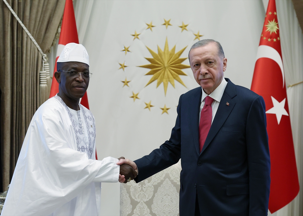 ANKARA - Gine'nin Ankara Büyükelçisi Kande, Cumhurbaşkanı Erdoğan'a güven mektubu sundu