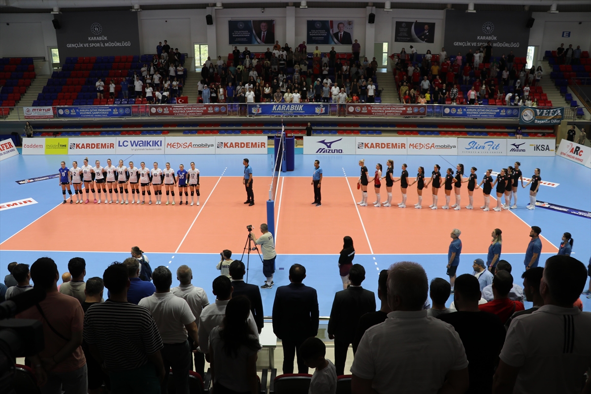 KARABÜK - 11. Avrupa İşitme Engelliler Voleybol Şampiyonası