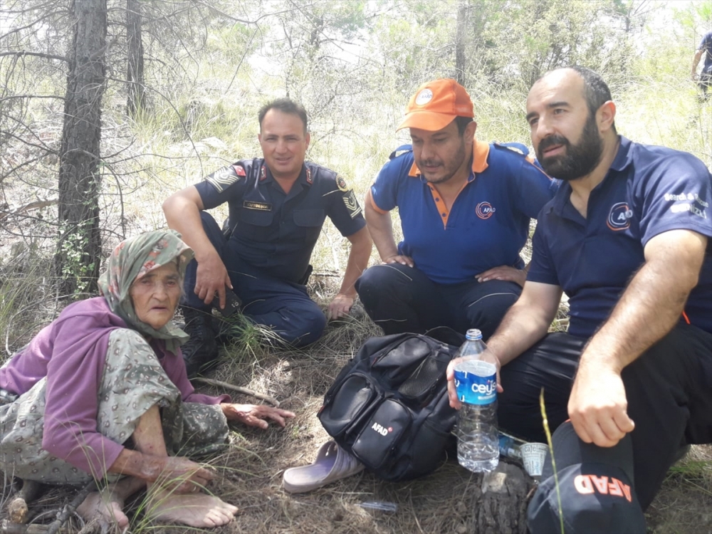 Denizli'de kaybolan 100 yaşındaki kadın bulundu