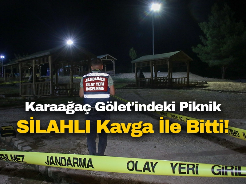 Uşak'ta Karaağaç Gölet'indeki Piknik Kavga İle Bitti!