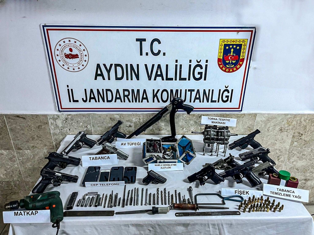 Aydın'da silah kaçakçılığı iddiasıyla 1 şüpheli tutuklandı