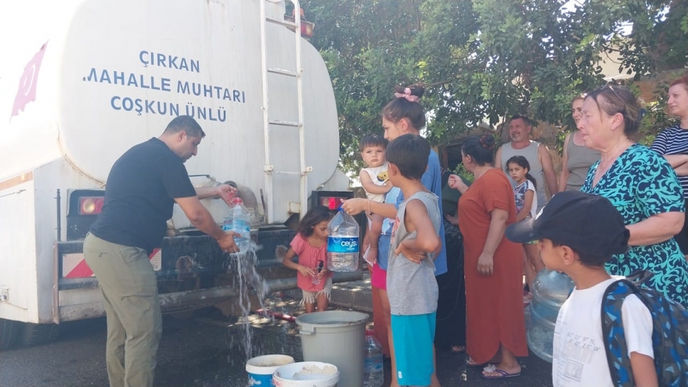 Bodrum'da su kesintileri yaşanıyor
